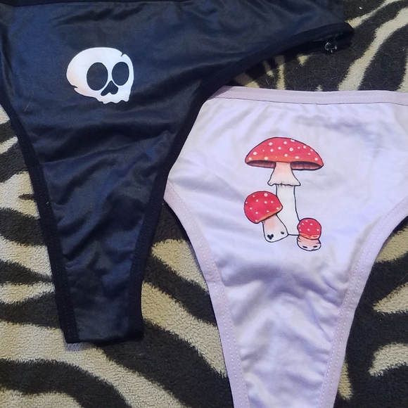 Other - Skull and Mushroom Thongs